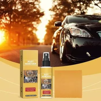 100 мл Средство для удаления металлической железной пыли с кузова автомобиля Полировка Очистка Антикоррозийная Дезактивация Удаление краски Средство для ухода One Size