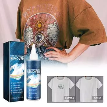 100 мл Средство для удаления отпечатков на одежде Термоперенос винила Одежды Ткани Печать Узор Очистка Мощное средство для удаления остатков A1