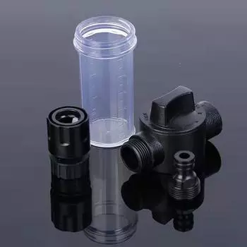 100 мл водяной пистолет пенный горшок садовый шланг пенная насадка чистый автомобильный моющий пенообразователь для бытовых автомоечных принадлежностей чёрный