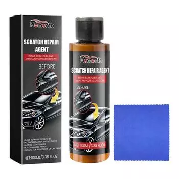 100 мл воск для удаления царапин на автомобиле, защита лакокрасочного покрытия автомобиля, полировка, удаление царапин, уход за краской, полироль для автомобиля, чистящее средство