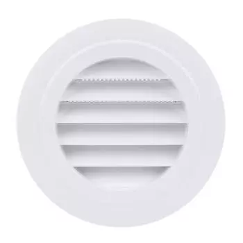 100 мм круглая вентиляционная крышка 4 дюйма ABS вытяжная вентиляционная решетка с косыми жалюзи для ванной комнаты офиса