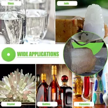 100 мм Многофункциональный диск для резки стекла Керамический шлифовальный тонкий отрезной диск Алмазный отрезной диск зелёный