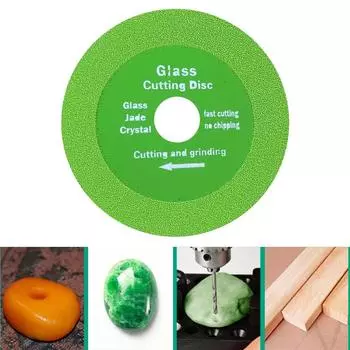 100 мм модернизированный диск для резки стекла, алмазное лезвие для мрамора, керамическая плитка, прочный диск для полировки, резки, пайки, шлифования