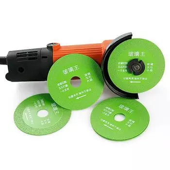 100 мм практичный, устойчивый к царапинам, малошумный режущий диск с внутренним отверстием, стеклянный алмазный диск для мастерской