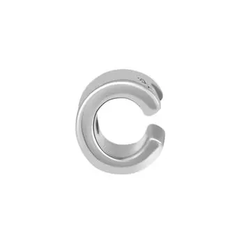 100% настоящее серебро 925 пробы, буква C, подвески в виде алфавита, бусины для женщин, подходит для европейских браслетов, DIY, подвески, серебро 925 пробы, ювелирные изделия