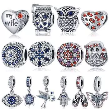 100% настоящее серебро 925 пробы, подвески в виде пчелы, подходят для браслетов оригинального дизайна, серебряные роскошные ювелирные изделия, сделай сам, новинка