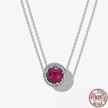 100% настоящее серебро 925 пробы в форме вишневого сердца, оригинальный браслет 3 мм для женщин на день рождения, модные ювелирные изделия, подарок