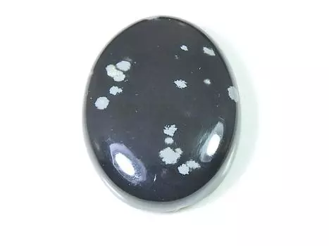 100% натуральный снежинка обсидиан овальной формы кабошон россыпью драгоценный камень 27-36MM SK-1477