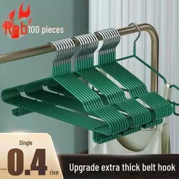 100 нескользящих вешалок для одежды для студентов: Предотвращает удары плечами, идеально подходит для общежитий 10 pieces