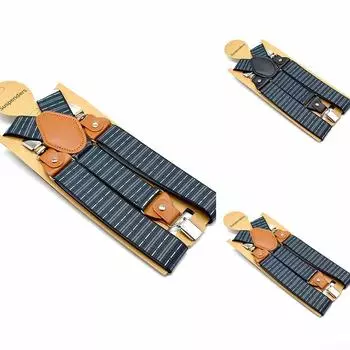 100% новые подтяжки, регулируемая резинка 3,5 см.