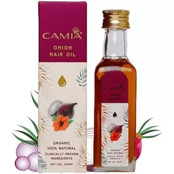 100% органическое луковое масло для волос | Масло для волос против выпадения волос | Питает кожу головы и стимулирует корни | Уменьшает выпадение и ломкость волос | 100 МЛ 100 ML