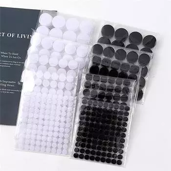100 пар 10/15/20/25/30 мм самоклеящиеся застежки-диски клейкая сильная клейкая лента точки наклейки для DIY швейные принадлежности 10mm