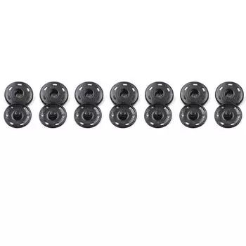 100 пар/10 пар кнопок для одежды, аксессуаров для одежды, мелких швейных изделий, пряжек для пуговиц своими руками, деталей для шитья, украшений black/12.0mm