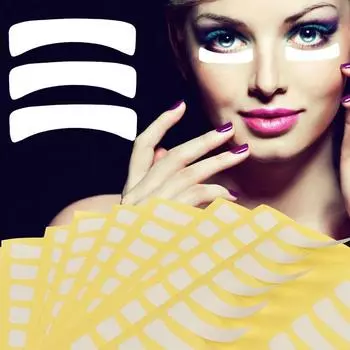 100 пар накладок для ресниц, бумажные глаза под подушечками, накладки для наращивания ресниц, советы