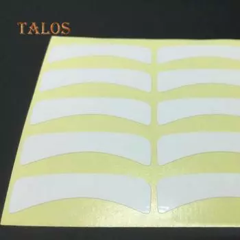 100 пар нетоксичных изолирующих наклеек SafeEyelash под накладку для глаз one size