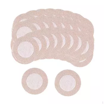 100 пар невидимых накладок на соски, водонепроницаемая лента для сосков, водонепроницаемые накладки на грудь
