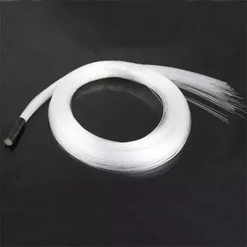 100 Pcs 0.75mmx3M End Glow Plastic Fiber Optic Cable Auto Car Ceiling Star Light