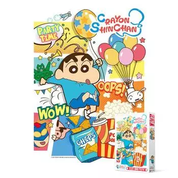 100 piece jigsaw puzzle - Crayon Shin-chan popcorn (large piece), popular Korean puzzle