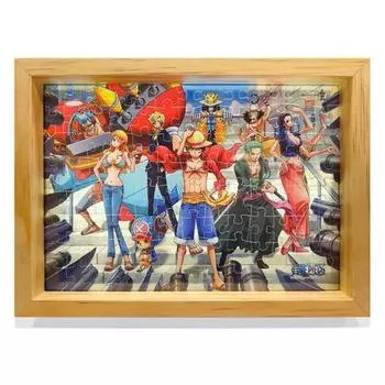100 Piece Jigsaw Puzzle - One Piece Wings of Freedom (Mini. Crystal. Frame), popular Korean puzzle