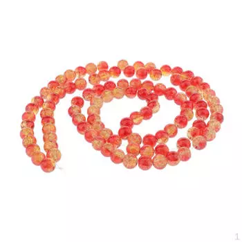 100 Pieces Beads DIY Accessory For Handmade Jewelry Gifts, Family And red and yellow