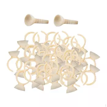 100 шт. Портативный стаканчик для клея для ресниц, для визажистов, татуажа бровей S