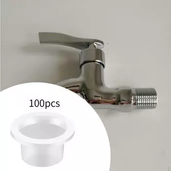 100 шт. Герметичные прокладки для кранов, уплотнительные кольца, силиконовые шайбы чистый