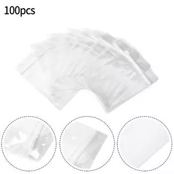 100 пластиковых пакетов Baggies Baggy Bags Clear Grip Mini 4*6CM