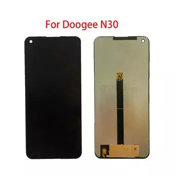 100% протестированный ЖК-дисплей для Doogee N30, Android 10 OS, ЖК-дисплей, дигитайзер сенсорного экрана в сборе, запасная часть чёрный
