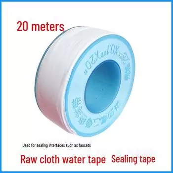 100 Rolls of Extra Thick & Wide PTFE Tape - 20m Waterproof Sealing Tape for Gas Plumbing, High-Temperature Use