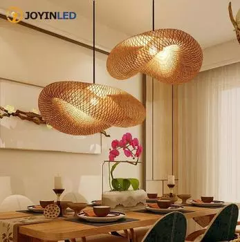 100% ручная работа во Вьетнаме бамбуковый абажур крышка лампы роскошные лампы абажур дешевая цена новая модель ротанг плетеный домашний декор спальни