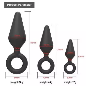 100% Safe Silicone Dildo Butt Plug Anal Plugs Unisex Sexy Stopper Small Size Adult Sex Toys for Men/Women Trainer Massager