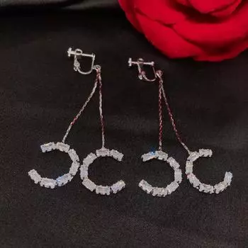 100% серебро 925 пробы бриллиантовые серьги для женщин Aros Mujer Oreja Jewelry Gemstone Genuine 925 Silver Diamond Bizuteria Girls золотой