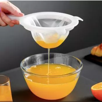 100 сеток, кухонный фильтр для молока, ультратонкий сетчатый фильтр, нейлоновая сетчатая ложка-фильтр для соевого молока, кофе, йогурта, ситечки белый