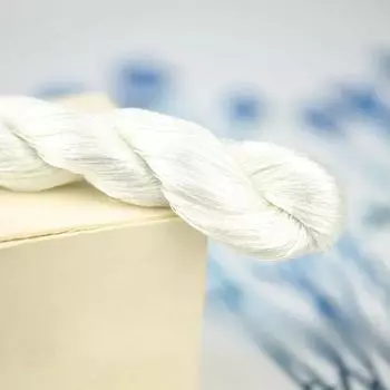 100% шелковая нить Mulberry, натуральные китайские шелковые нитки для вышивки, бирюзовый, синий, голубой, Wedgewood 25g