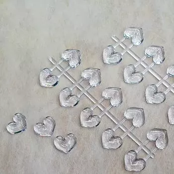 100 шт./10 полосок накладных типсов для ногтей цветная карта практическая демонстрация маникюра