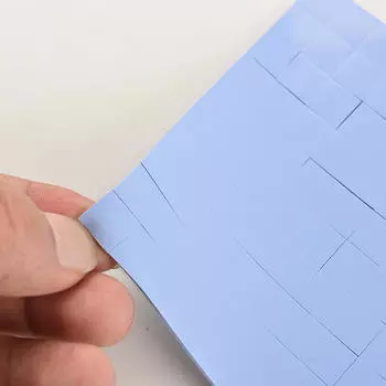 100 шт. 10X10X1 мм силиконовая термопрокладка радиатор проводящая изоляционная паста