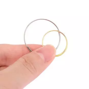 100 шт. 11 мм 12 мм 13 мм 15 мм 20 мм 30 мм круглое кольцо из нержавеющей стали для люстры, подвесной части, разъема для световой занавески 11mm