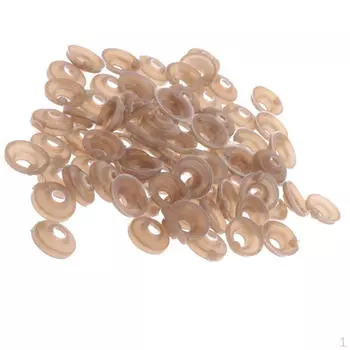 100 шт., 11 мм, пластиковые безопасные глаза, шайбы для носа для куклы-плюшевого мишки, игрушки для животных, изготовление своими руками