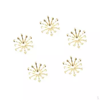 100 шт. 13 мм Концы бусин своими руками Фурнитура для украшений Craft - Золото