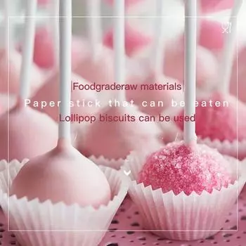 100 шт. 150x3 мм одноразовые палочки для торта из белой крафт-бумаги - идеально подходят для украшения тортов и многого другого - Аксессуары для домашней кухни