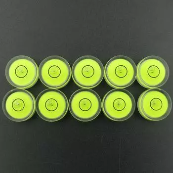 100 шт. 15*6 мм пластиковый универсальный пузырьковый уровень спиртовой уровень пузырьковый измерительный прибор стиль Bullseye