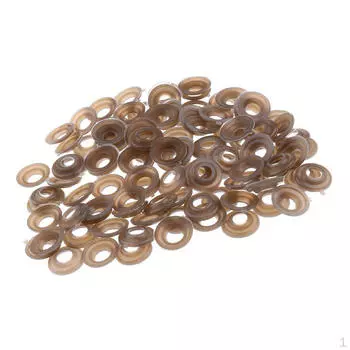 100 шт., 15 мм, пластиковые безопасные глаза, шайба для носа, задняя часть для изготовления куклы-медведя