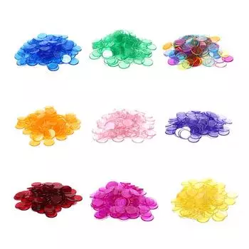 100 шт 19 мм покерные фишки подсчет фишек бинго бинго игровые карты пластиковые для игр розы красного