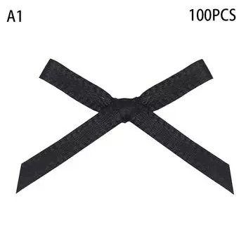 100 шт. 20-30 мм маленький размер атласная лента бант цветок DIY ремесло украшения ремесла аксессуары украшения принадлежности A1