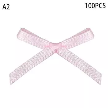 100 шт. 20-30 мм маленький размер атласная лента бант цветок DIY ремесло украшения ремесла аксессуары украшения принадлежности