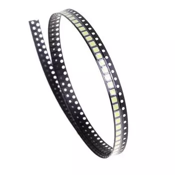 100 шт. 2835/3528 чип SMD светодиодные лампы бусины 1 Вт 3 В холодный белый ТВ светодиод