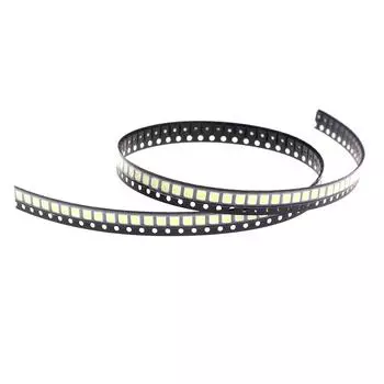 100 шт. 2835/3528 чипы SMD светодиодные бусины 1 Вт 3 В холодный белый свет для светодиодных диодов для телевизоров