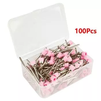 100 шт. 2,35 мм сверло для дизайна ногтей набор кистей для чистки сверла для ногтей щетка для чистки маникюрных машин аксессуары