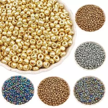 100 шт. 2-4 мм 7 цветов иллюзия AB цветные бусины красочные креативные ретро стеклянные бусины для DIY браслетов ожерелья серьги изготовления ювелирных изделий 100Pcs/bag