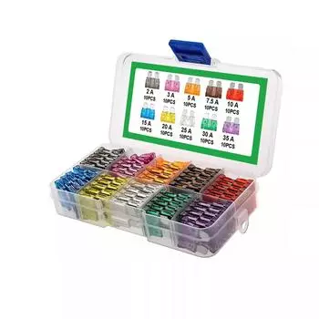 100 шт. 2a-35a средний автомобильный предохранитель 10 характеристик воспламенитель фар кондиционер предохранительная трубка заглушка